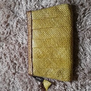 Handmade In Philippines Straw CLUTCH Bag